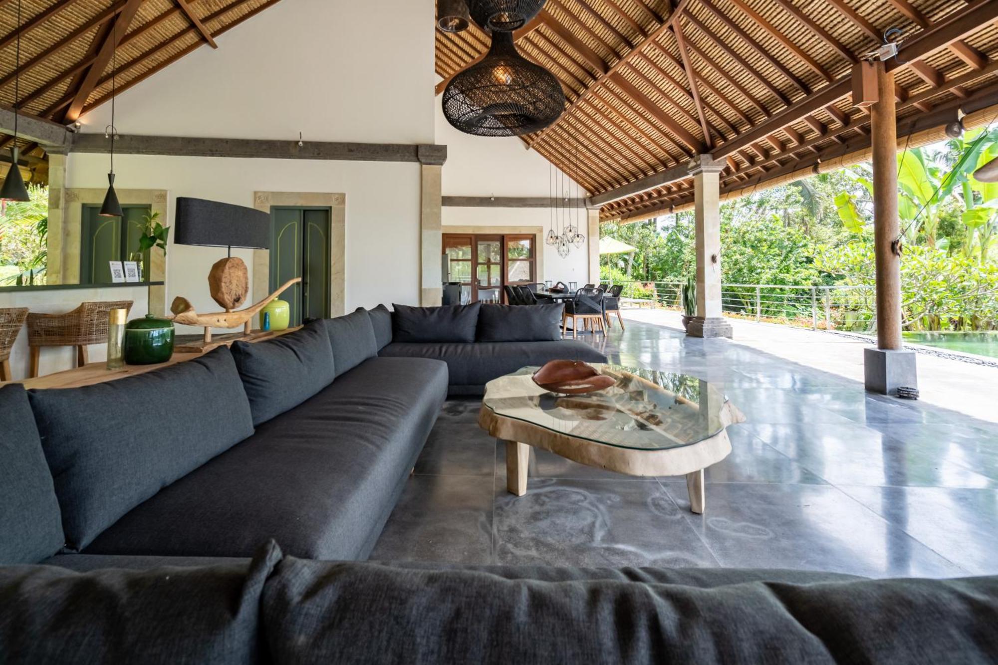 Villa Themma Jungle - Sumptuous 3Br Luxury Villa With Majestic Jungle View North Of Ubud מראה חיצוני תמונה