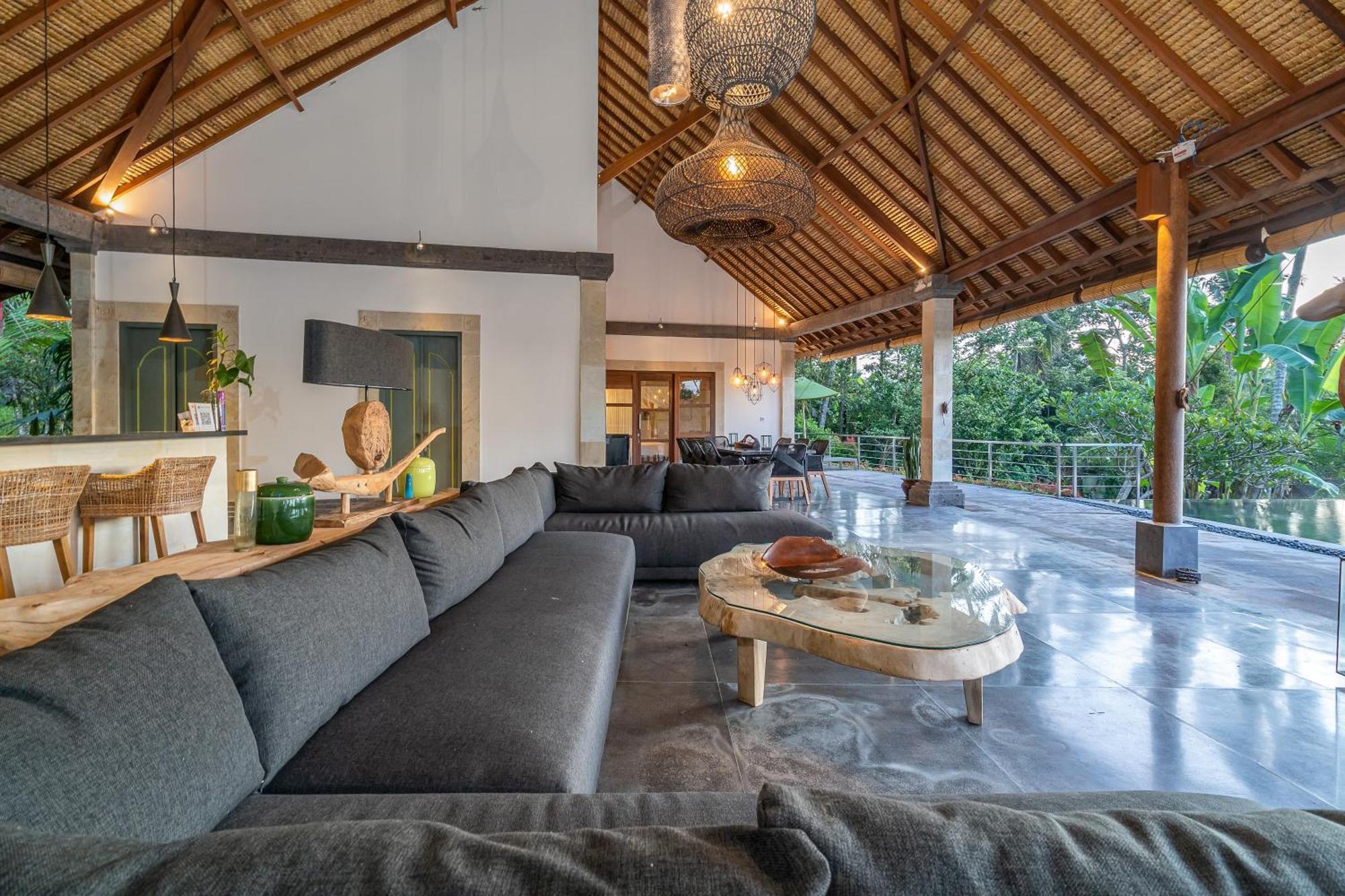 Villa Themma Jungle - Sumptuous 3Br Luxury Villa With Majestic Jungle View North Of Ubud מראה חיצוני תמונה