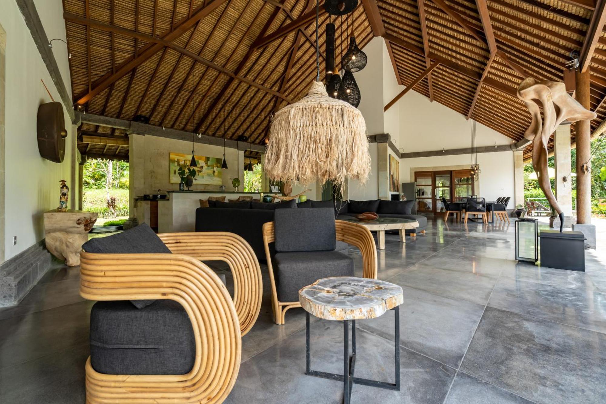 Villa Themma Jungle - Sumptuous 3Br Luxury Villa With Majestic Jungle View North Of Ubud מראה חיצוני תמונה